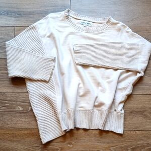 Neon Buddha Chunky Knit Boxy South Beach‎ Sweatshirt - 100% Cotton - M